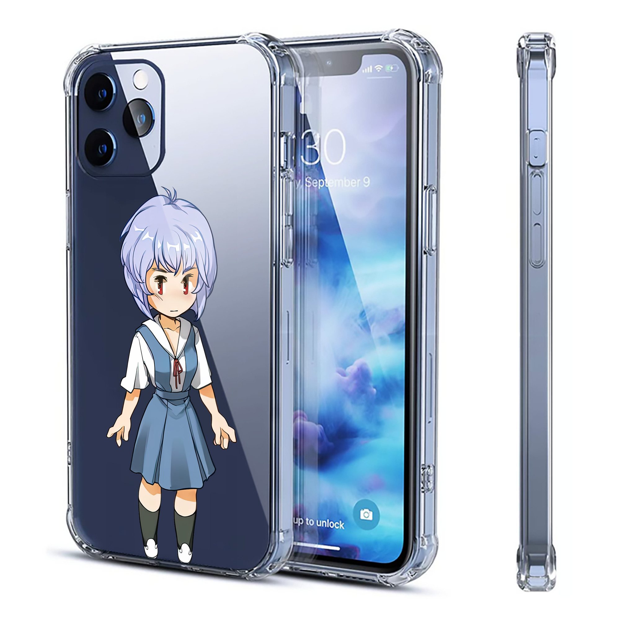 （画像用） EVA 新世紀エヴァンゲリオン 【iPhone 12シリーズ対応】透明スマホケース（クリアソフトケース）